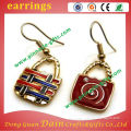 TOP Design Gamet Handmade Bag Shape Drop earrings for Promotion